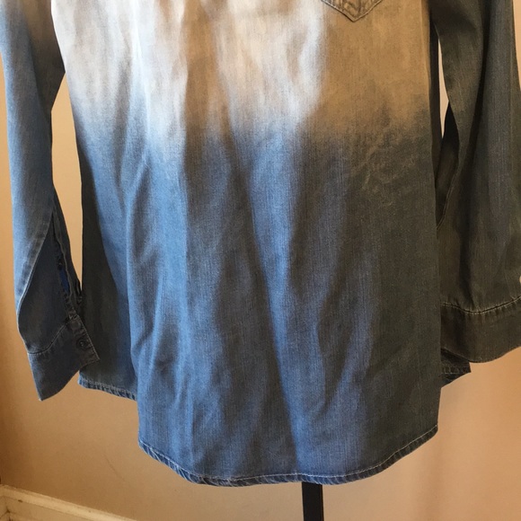 PRE-OWNED CELEBRITY PINK JEAN TUNIC SHIRT - Picture 3 of 8
